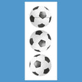 Besteckserviette FUSSBALL 40 x 33 cm 1/8-Falz