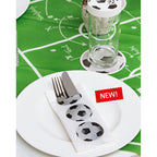 Besteckserviette-Fussball-Motiv