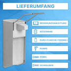 Desinfektionsmittelspender-Aluminium-AM521-Lieferumfang-1000ml-langer-Hebel
