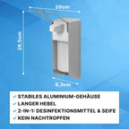 Desinfektionsmittelspender-Aluminium-AM521-Masse-500ml-langer-Hebel