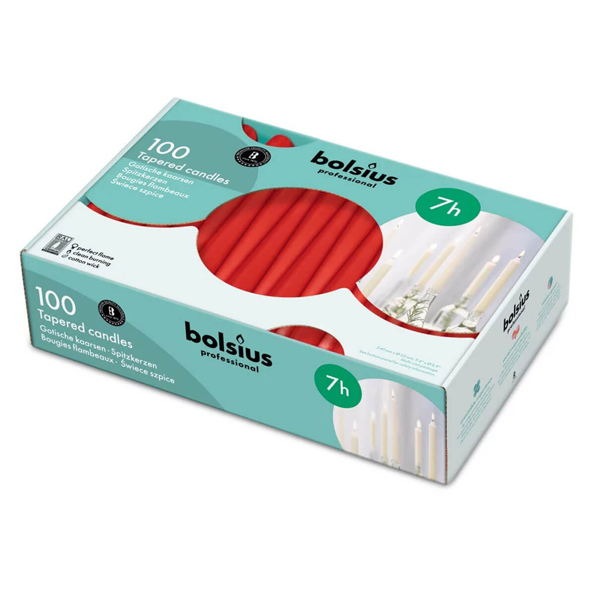 Leuchterkerzen-rot-Bolsius