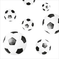Linclass-Premium-Serviette Fussball 40 x 40 cm 1/4 Falz