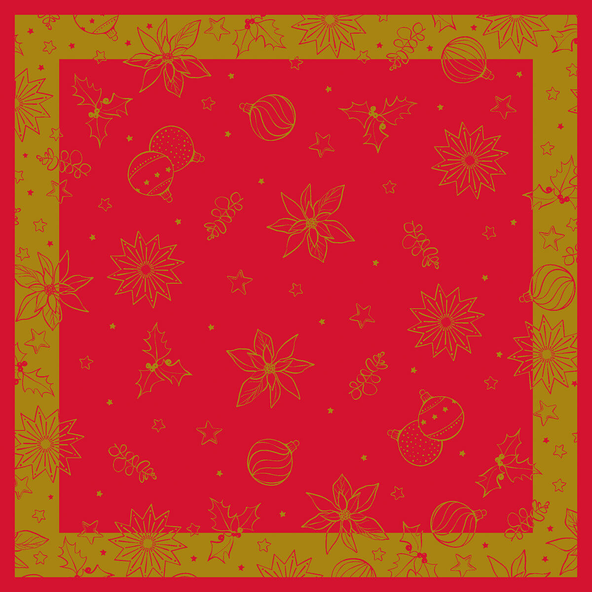 Linclass-Tischdecke-Milan-rot-gold-115009