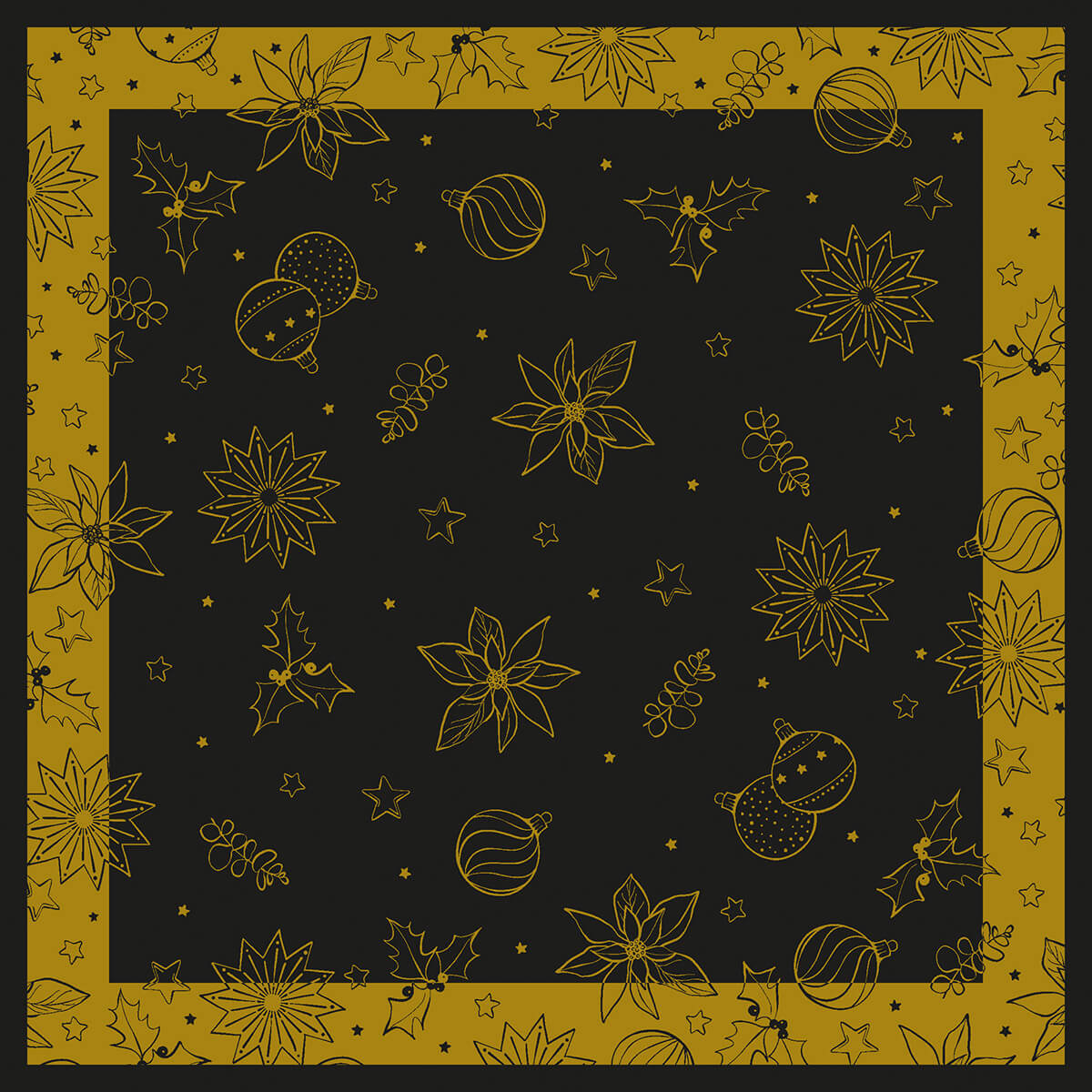 Linclass-Tischdecke-Milan-schwarz-gold-115010