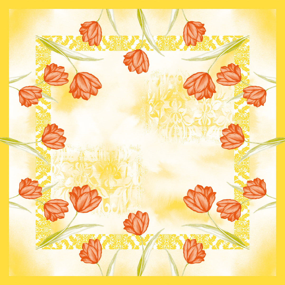 Linclass-Tischdecke-Sally-orange-88075