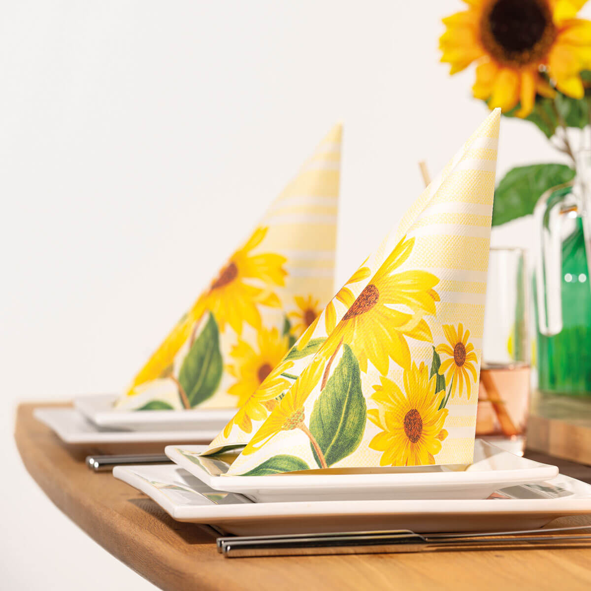 Linclass-Premium-Serviette Marlene 40 x 40 cm 1/4 Falz