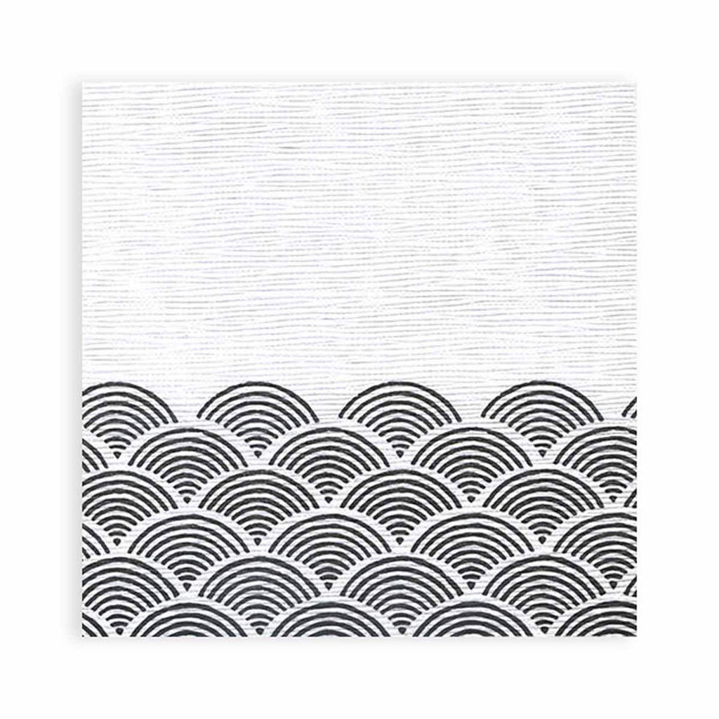 Motivservietten-Boegen-schwarz-ST8833