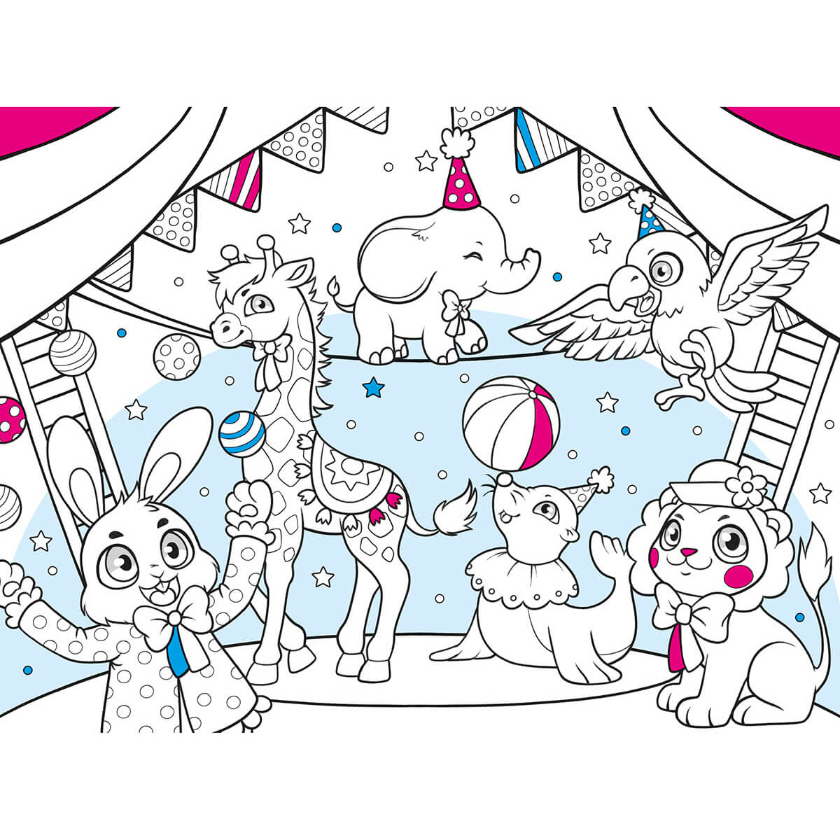 Papier-Tischset-Zirkus-106230