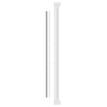 Papiertrinkhalm weiss Ø 8 mm / 230 mm, gehüllt