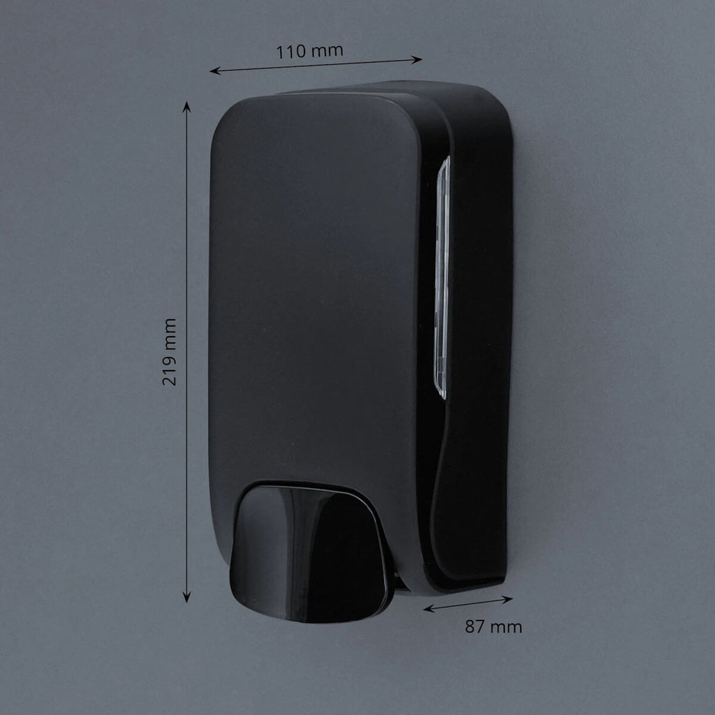 Schaumseifenspender-500ml-schwarz-matt-ST88558-Masse