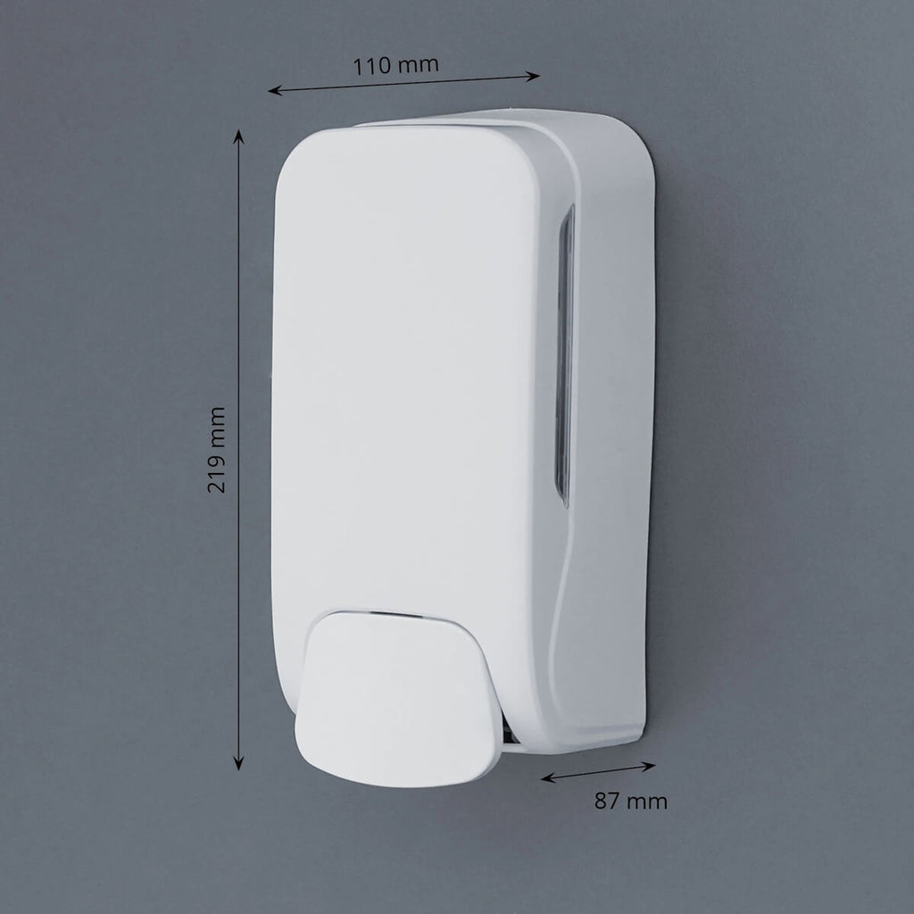 Schaumseifenspender-500ml-weiss-matt-ST88528-Masse