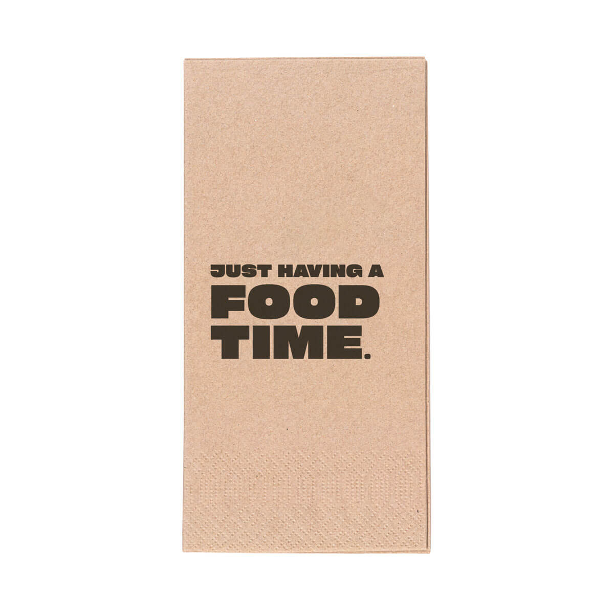 Serviette-FOODLOVINGSTUFF-braun-40er-achtel-Falz-250674