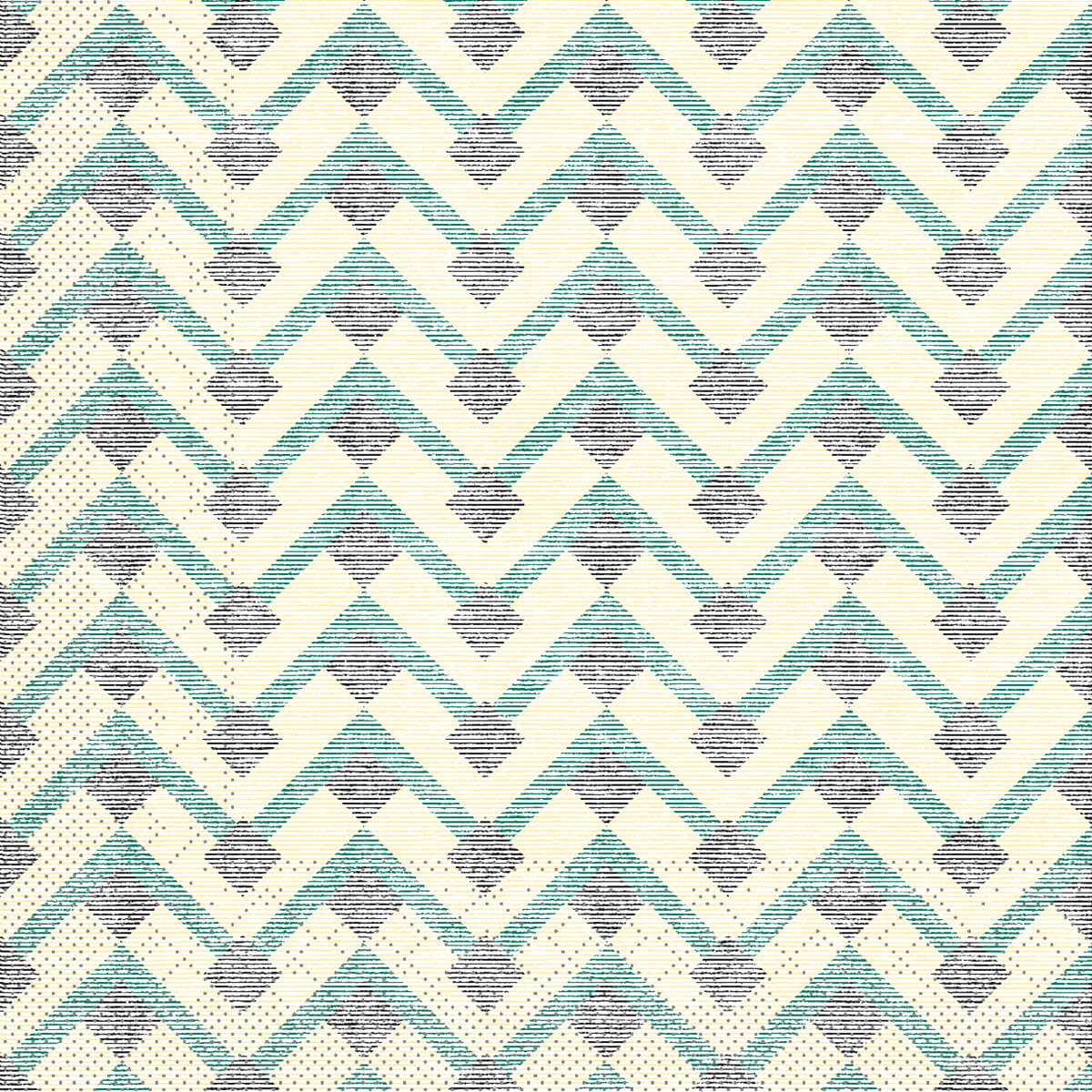 Tissue-Serviette-Oskar-beige-gruen-schwarz-109820