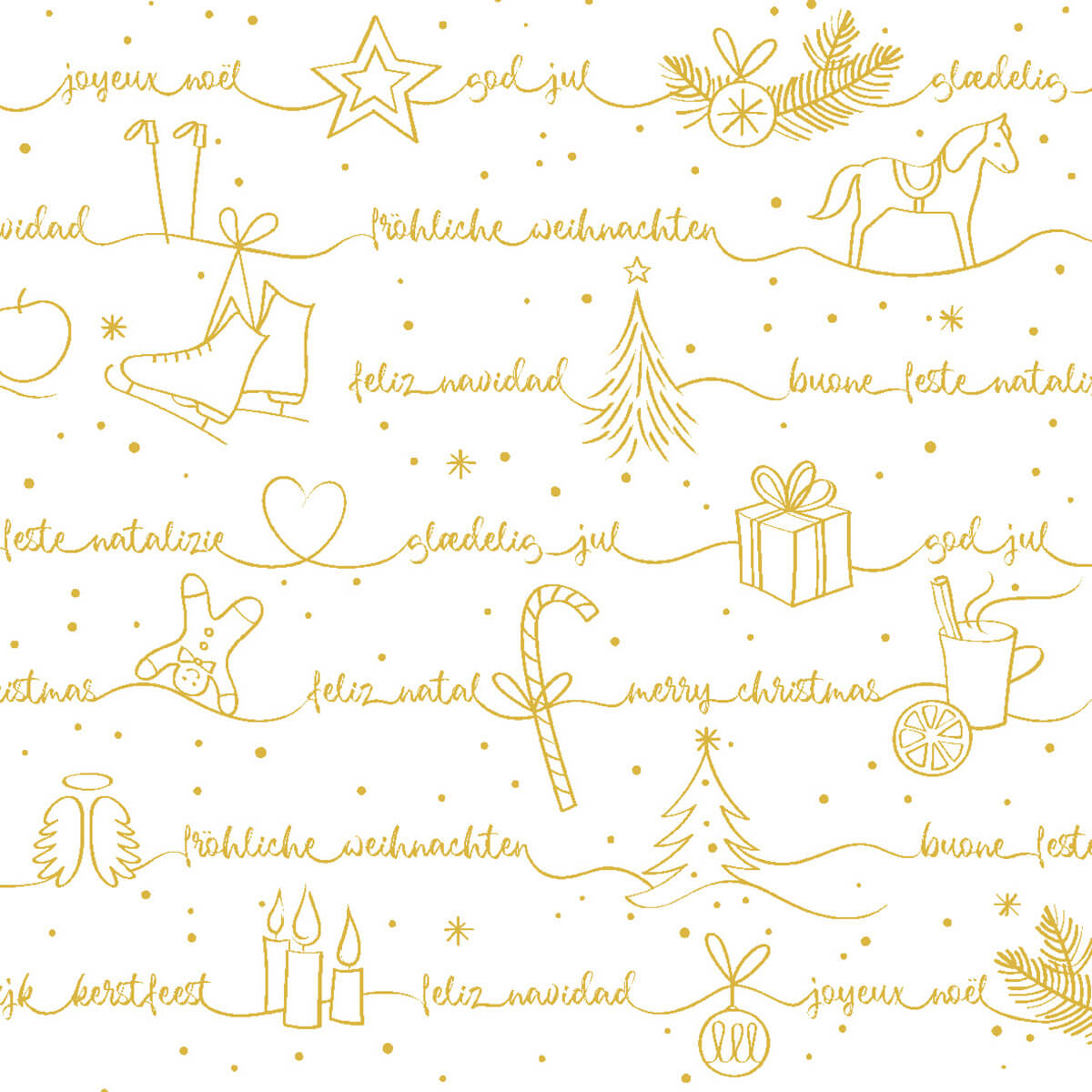 Tissue-Serviette-Ravin-Gold-Weiss-114510