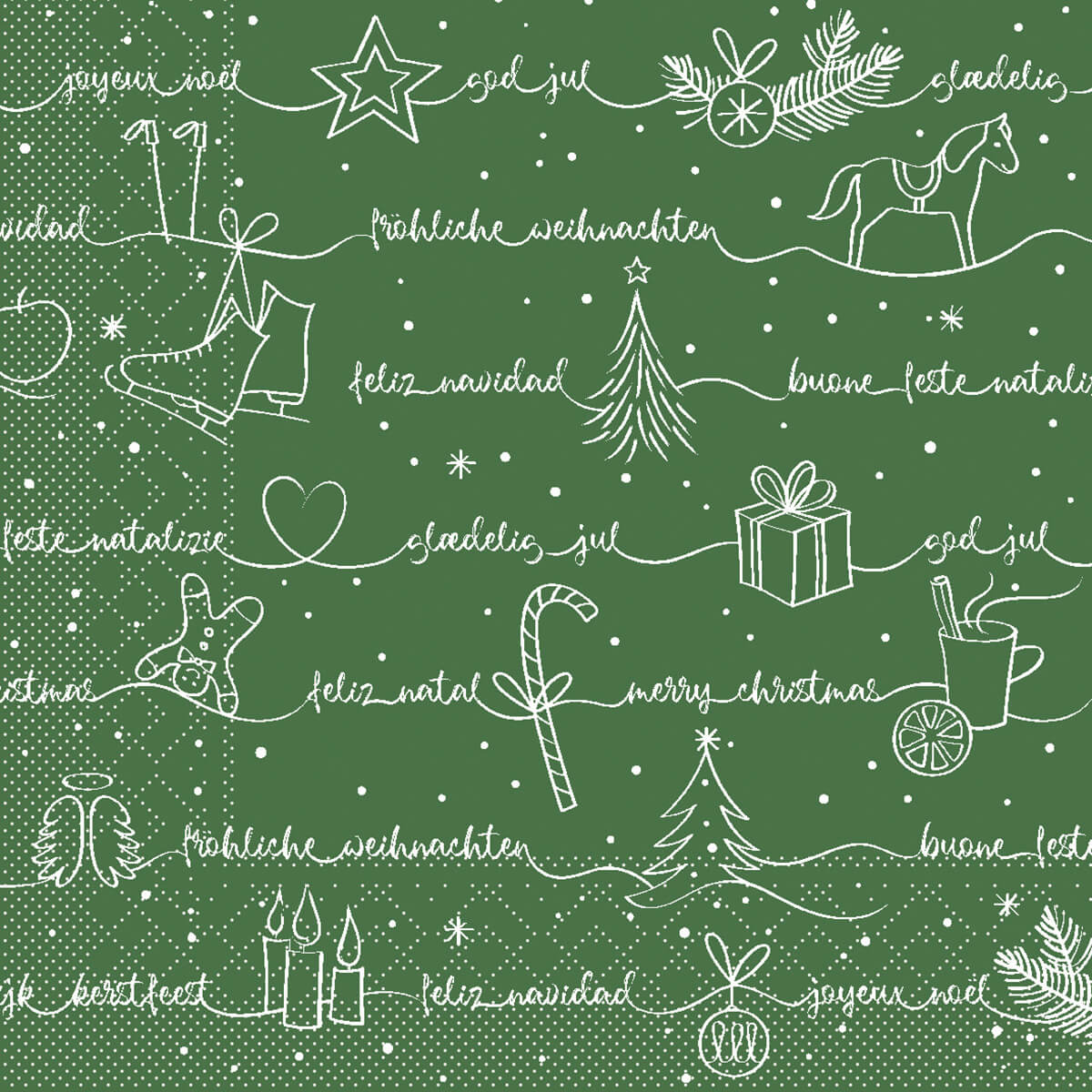 Tissue-Serviette-Ravin-Gruen-Weiss-114513