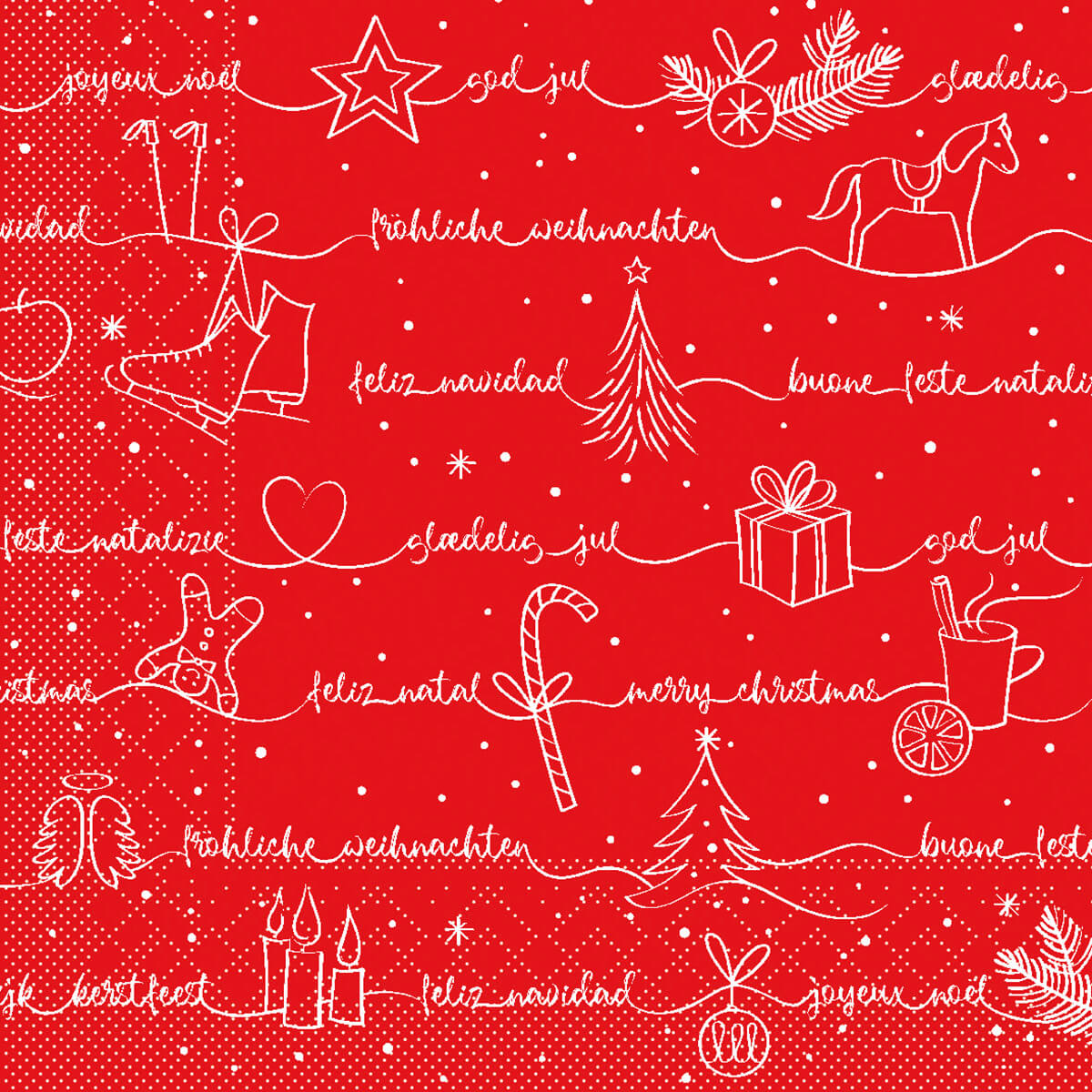 Tissue-Serviette-Ravin-Rot-Weiss-114512