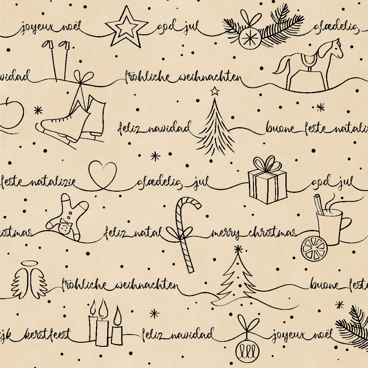 Tissue-Serviette-Ravin-Schwarz-Natur-114511