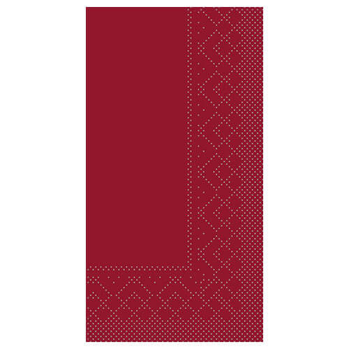    Zelltuch-Serviette-40x40-bordeaux-achtel-Falz-QY99118