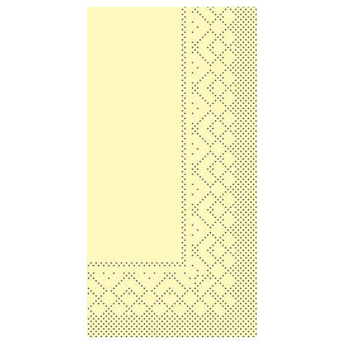 Zelltuch-Serviette-40x40-creme-achtel-Falz-QY99128