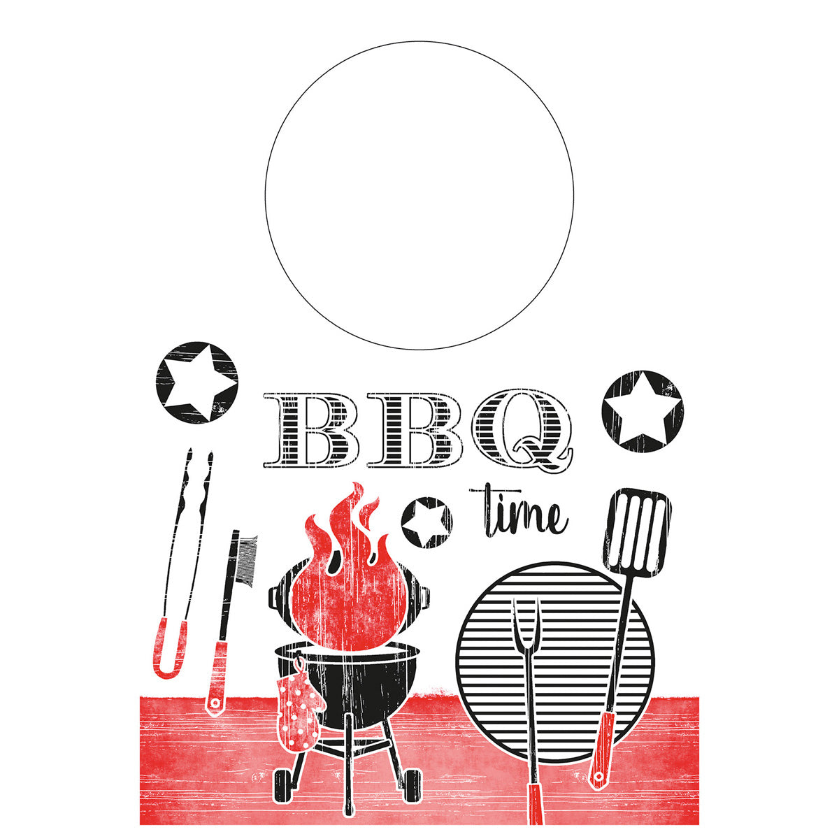 Latz-BBQ-Time 60 x 42 cm
