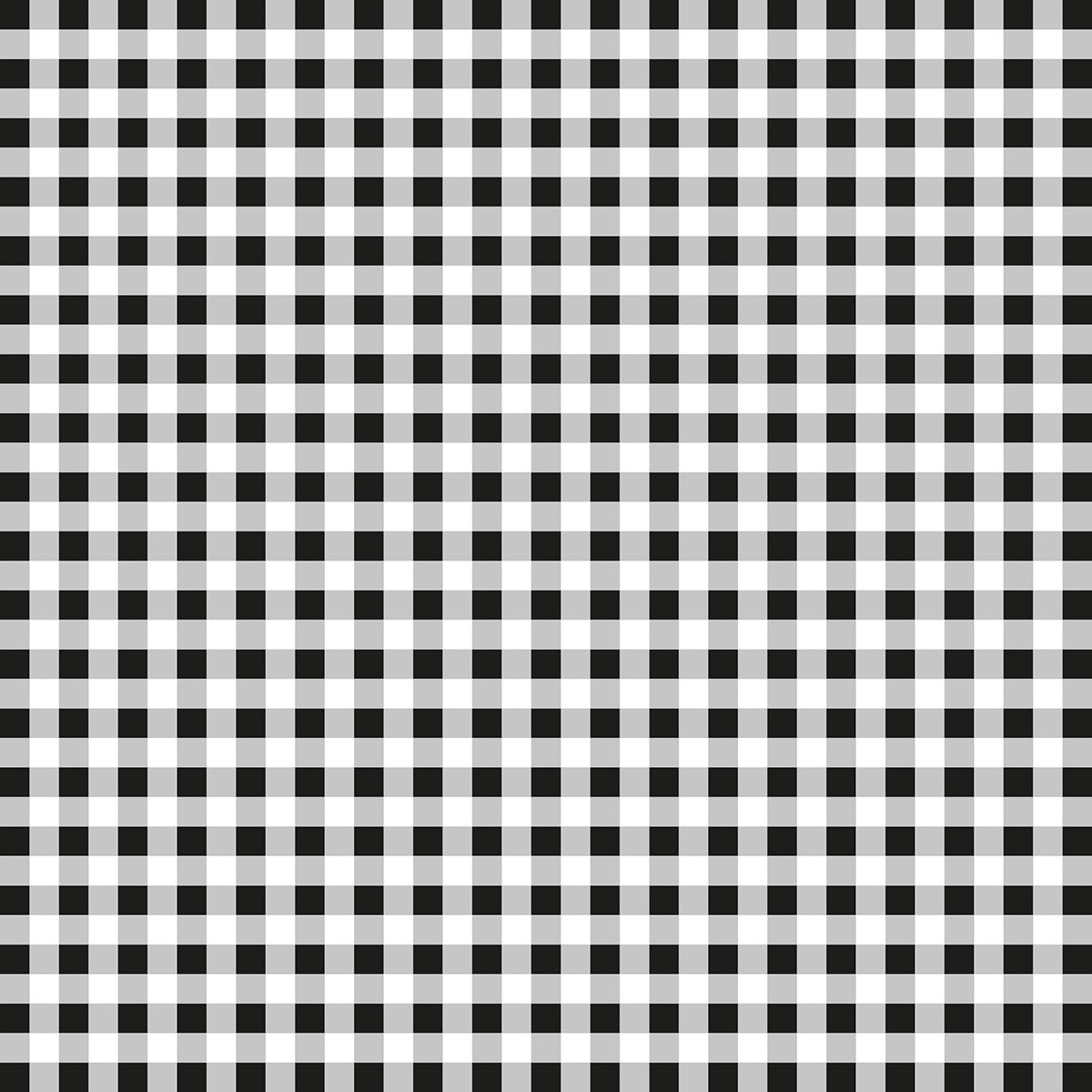 Linclass-Premium-Tischdecke-Karo-schwarz 80 x 80 cm