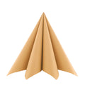 Linclass-Pur-Serviette-Natur 40 x 40 cm 1/4 Falz