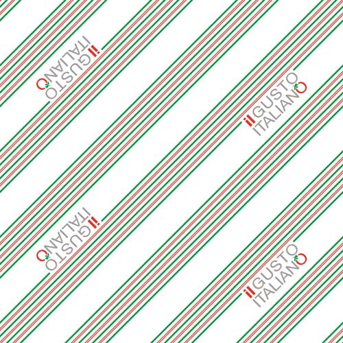 Papier-Tischdecke IL GUSTO ITALIANO 80x80 cm | Mank
