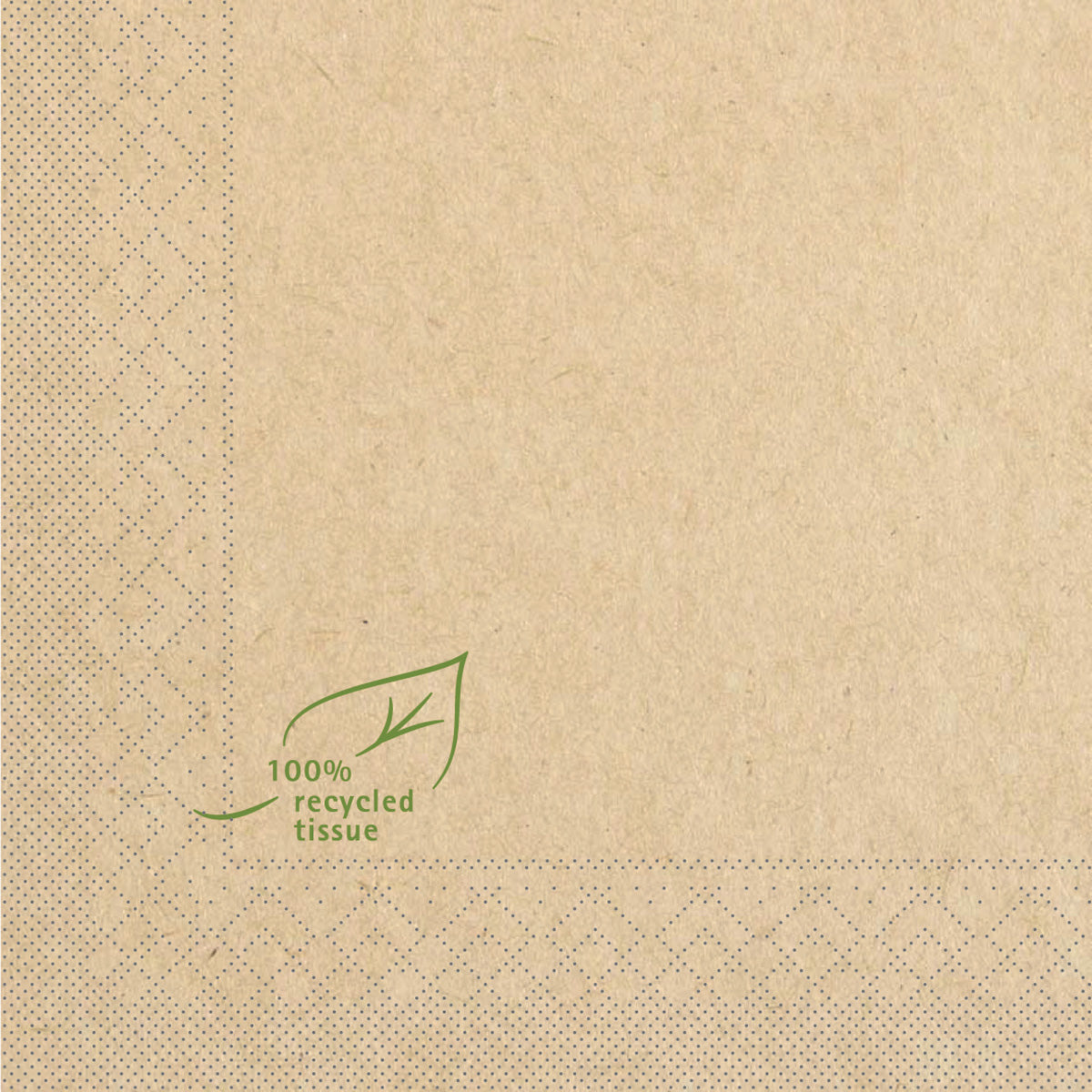 Recycled-Tissue-Serviette 40 x 40 cm 1/4 Falz