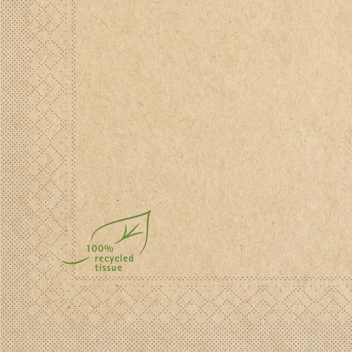Recycled-Tissue-Serviette 40 x 40 cm 1/4 Falz
