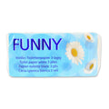 Toilettenpapier hochweiss 3-lagig, 250 Blatt/ Rolle, motivgeprägt ; Funny