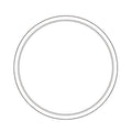Untersetzer-Tissue-weiss 120 mm rund
